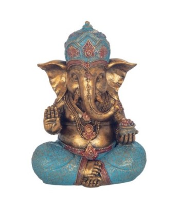Figura de Ganesha Dorada - Estatua de Diosa Hindú para Decoración Oriental y Espiritualidad en el Hogar