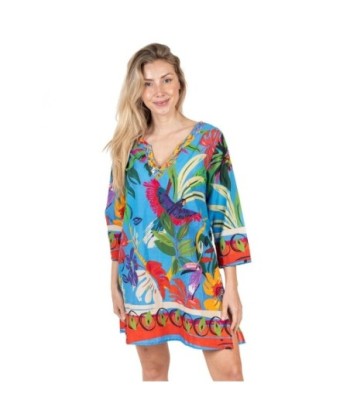 Isla Bonita Moda By SIGRIS - Kurta de Algodón 100% para Mujer - Estilo Elegante y Cómodo