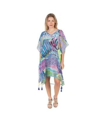 Isla Bonita Moda By SIGRIS - Poncho de Algodón 100% para Mujer