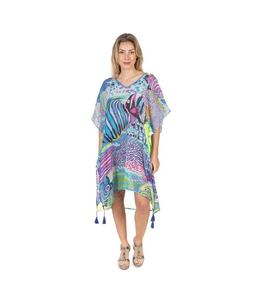 Isla Bonita Moda By SIGRIS - Poncho de Algodón 100% para Mujer