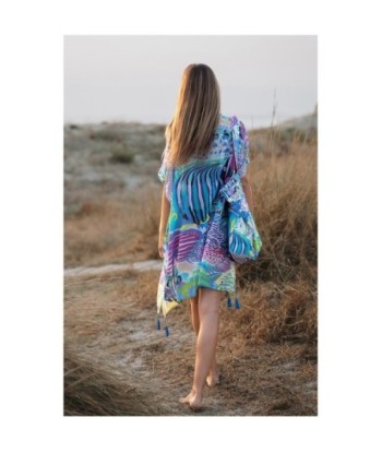 Isla Bonita Moda By SIGRIS - Poncho de Algodón 100% para Mujer