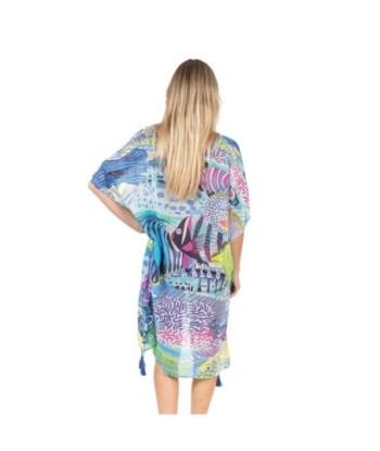 Isla Bonita Moda By SIGRIS - Poncho de Algodón 100% para Mujer