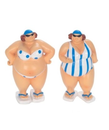 Figura de Bañista en Resina, Decoración Náutica, Estilo Marítimo, Regalo Original, Accesorio de Colección