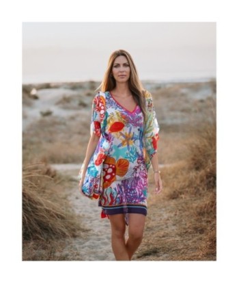 Isla Bonita Moda By SIGRIS - Poncho de Algodón 100% para Mujer