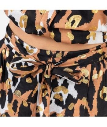 Isla Bonita Moda By SIGRIS - Pantalón de Mujer de Invierno, Estilo Animal Print, Alta Calidad