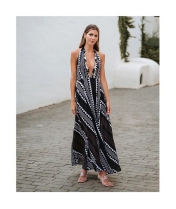 Isla Bonita Moda By SIGRIS - Vestido Largo Midi para Mujer, Elegante y Moderno