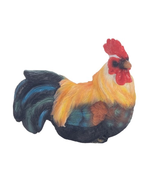 Figura de Gallo Rústica de Resina para Decoración de Hogar, Accesorio de Estilo Campestre, Regalo Original