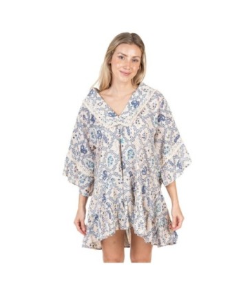 Isla Bonita Moda By SIGRIS - Poncho de Algodón 100% para Mujer