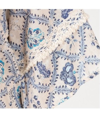 Isla Bonita Moda By SIGRIS - Poncho de Algodón 100% para Mujer