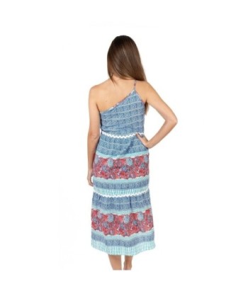 Isla Bonita Moda By SIGRIS - Vestido Largo Midi de Moda Mujer