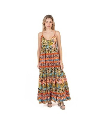Isla Bonita Moda By SIGRIS - Vestido Largo Midi para Mujer, Elegante y Moderno