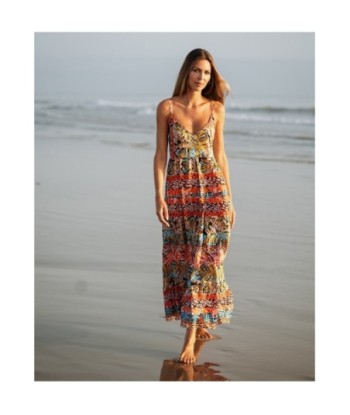 Isla Bonita Moda By SIGRIS - Vestido Largo Midi para Mujer, Elegante y Moderno