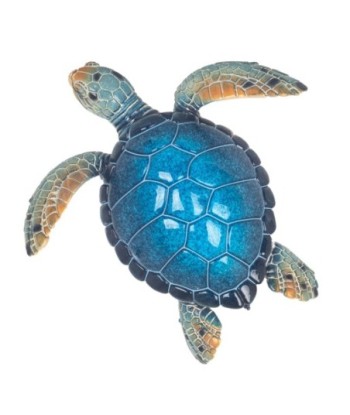 Figura de Tortuga Marina Decorativa en Resina para Decoración Náutica y Marítima, Ideal para Regalos y Accesorios