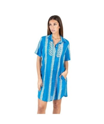 Isla Bonita Moda By SIGRIS - Camisa de Algodón 100% para Mujer, Manga Larga, Estilo Elegante y Versátil