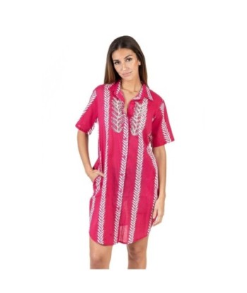Isla Bonita Moda By SIGRIS - Camisa de Algodón 100% para Mujer, Manga Larga, Estilo Elegante y Versátil