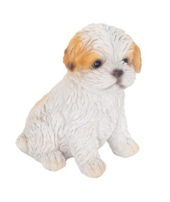 Figura decorativa de perro en resina, ideal para amantes de los animales y decoración bohemia, 8.5 cm
