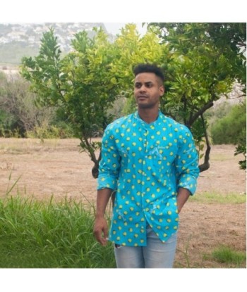 Isla Bonita Moda By SIGRIS - Camisa Hombre de Moda para Invierno