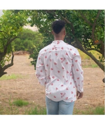 Isla Bonita Moda By SIGRIS - Camisa Hombre de Moda para Invierno