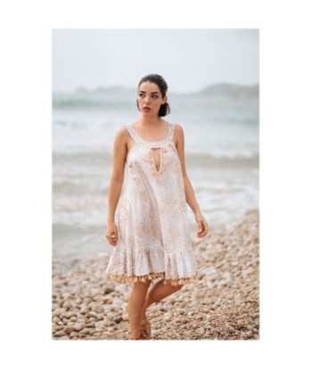 Isla Bonita Moda By SIGRIS - Vestido Corto de Moda Mujer para Todas las Ocasiones