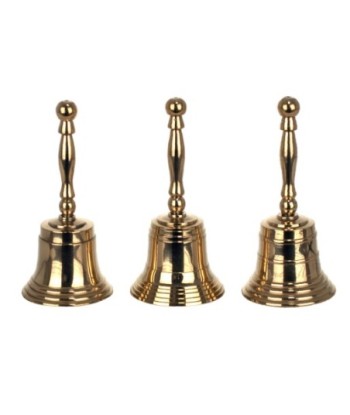 Decor and Go Campanas Mano Incluye set de 3 Unidades Decoración Náutico Colección World Map DG83617