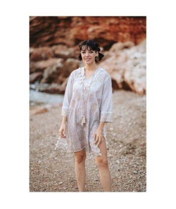 Isla Bonita Moda By SIGRIS - Vestido Corto de Moda Mujer para Todas las Ocasiones
