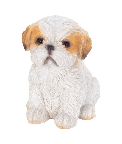 Figura decorativa de perro bohemio en resina para amantes de los animales, ideal para coleccionistas y decoración
