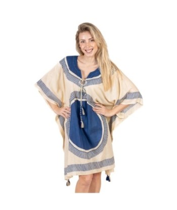 Isla Bonita Moda By SIGRIS - Poncho de Algodón 100% para Mujer