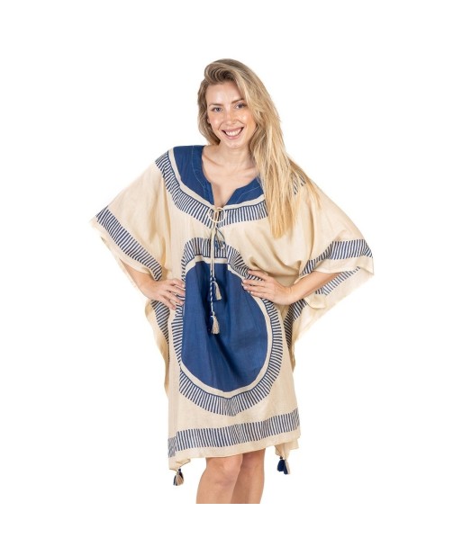 Isla Bonita Moda By SIGRIS - Poncho de Algodón 100% para Mujer