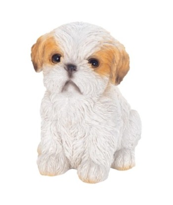 Figura decorativa de perro bohemio en resina para amantes de los animales, ideal para coleccionistas y decoración