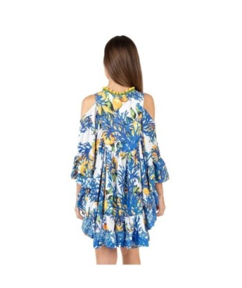 Isla Bonita Moda By SIGRIS - Vestido Corto de Moda Mujer para Todas las Ocasiones