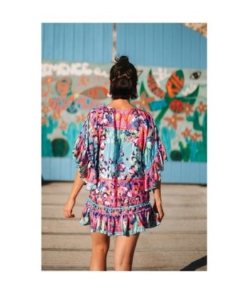 Isla Bonita Moda By SIGRIS - Vestido Corto de Moda Mujer para Todas las Ocasiones