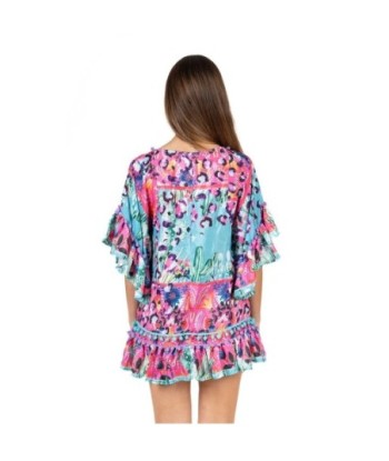 Isla Bonita Moda By SIGRIS - Vestido Corto de Moda Mujer para Todas las Ocasiones