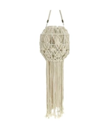 Portavelas Colgante Macramé Bohemio para Decoración de Interiores, Estilo Natural y Elegante, Ideal para cualquier
