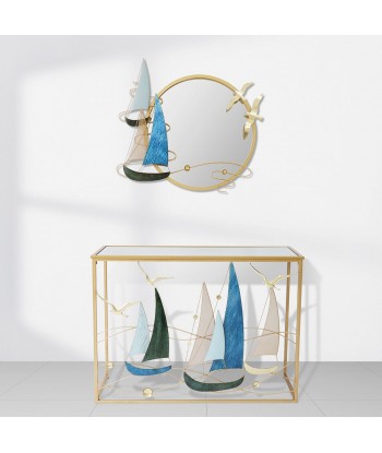 Adorno pared barcos