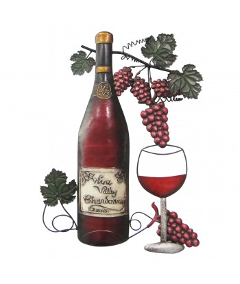 Adorno pared vino