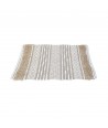 Alfombra rectangular color neutro