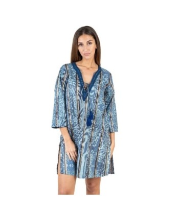 Isla Bonita Moda By SIGRIS - Kurta de Algodón 100% para Mujer - Estilo Elegante y Cómodo
