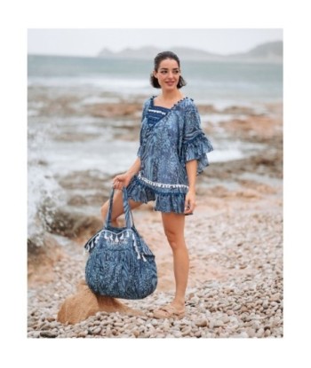 Isla Bonita Moda By SIGRIS - Vestido Corto de Moda Mujer Elegante y Sofisticado