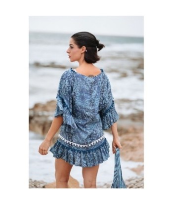 Isla Bonita Moda By SIGRIS - Vestido Corto de Moda Mujer Elegante y Sofisticado