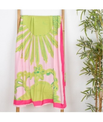 Isla Bonita Moda By SIGRIS - Pareo de Algodón 100% para Mujer - Ideal para Playa y Verano
