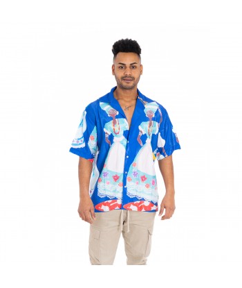 Isla Bonita By Sigris - Camisa Hombre | Con tela transpirable ideal para la playa y el atardecer - seda y viscosa