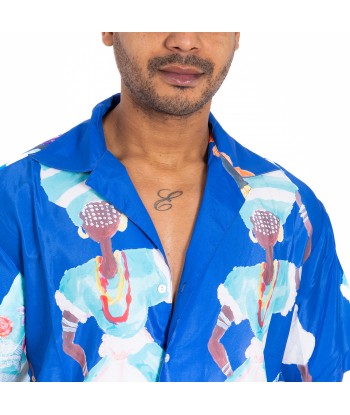Isla Bonita By Sigris - Camisa Hombre | Con tela transpirable ideal para la playa y el atardecer - seda y viscosa