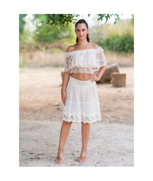 Isla Bonita By Sigris - Falda de mujer corta | Con tela transpirable ideal para la playa y el atardecer - 100%