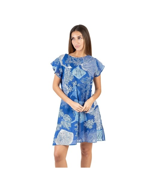Isla Bonita Moda By SIGRIS - Vestido Corto de Moda Mujer para Todas las Ocasiones