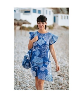Isla Bonita Moda By SIGRIS - Vestido Corto de Moda Mujer para Todas las Ocasiones