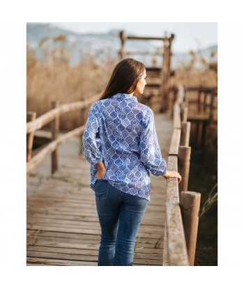 Isla Bonita Moda By SIGRIS - Blusa de Moda Mujer Elegante y Versátil