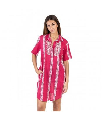Isla Bonita Moda By SIGRIS - Camisa de Algodón 100% para Mujer, Manga Larga, Estilo Elegante y Versátil