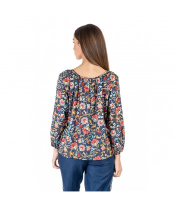 Isla Bonita Moda By SIGRIS - Camisa de Mujer Manga Larga, Elegante y Versátil
