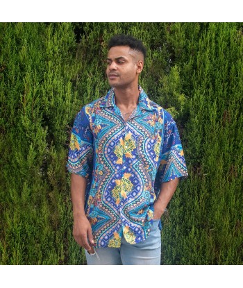 Isla Bonita Moda By SIGRIS - Camisa Hombre de Moda para Invierno