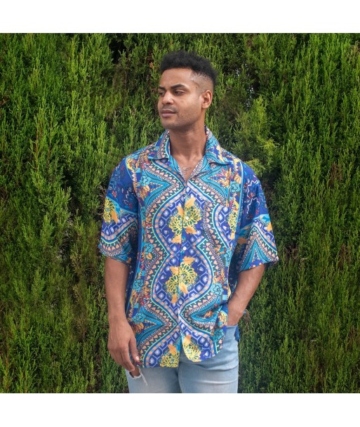Isla Bonita Moda By SIGRIS - Camisa Hombre de Moda para Invierno